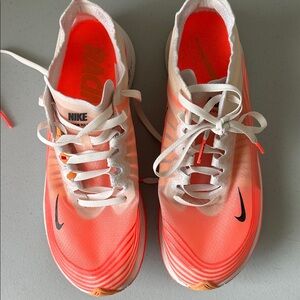 Nike zoom fly sp. women’s sz 8.5.  Orange/white.